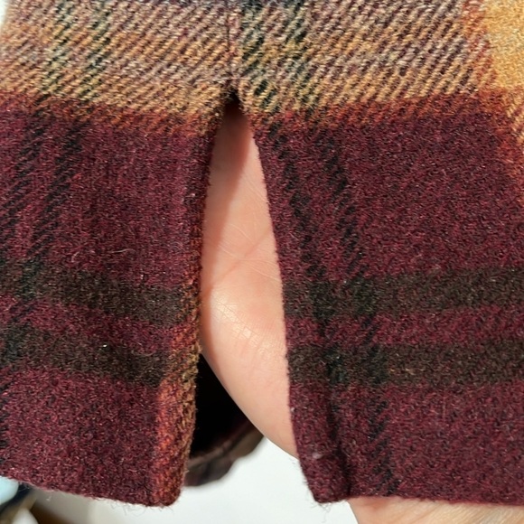 Liz Claiborne Plaid Jacket - Red, Brown, and Tan - Picture 6 of 16